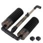 Aquarium Double Sponge Filter, Comes with 2 Spare Sponges - Black - Size S