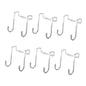 Door Hook - Coat Rack - Door Hanger - Towel Hook - Bathroom Accessories - Kitchen Accessories - Clothes Hook - Hanging Hooks - Door Coat Rack - Stainless Steel Hooks - No Drilling - Stainless Steel - 6 Pieces