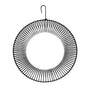 Whole Peanut black Wreath Feeder for Squirrels and Blue Jays,  Round Hanging Bird Feeder for Feeding Birds and Squirrels, 16" L x 12" W , Black