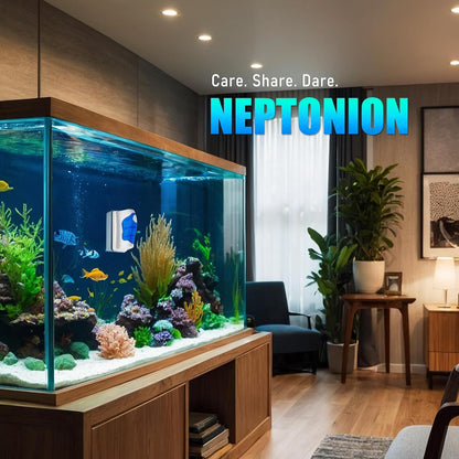 Magnetic Aquarium Fish Tank Glass Algae Glass Cleaner Scrubber Floating Clean Brush(XL) Cleaner Scraper Magnetic Scrubber Algae