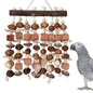Large parrot toys, natural nuts, corn cobs, wooden African grey macaw, chew and tear toys, cockatoos, cockatoos, and large and medium-sized birds