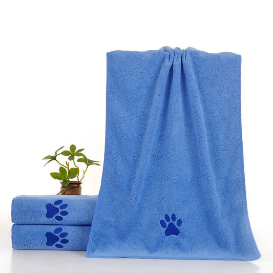 Blue Pet Towel 40x80cm 5Pcs