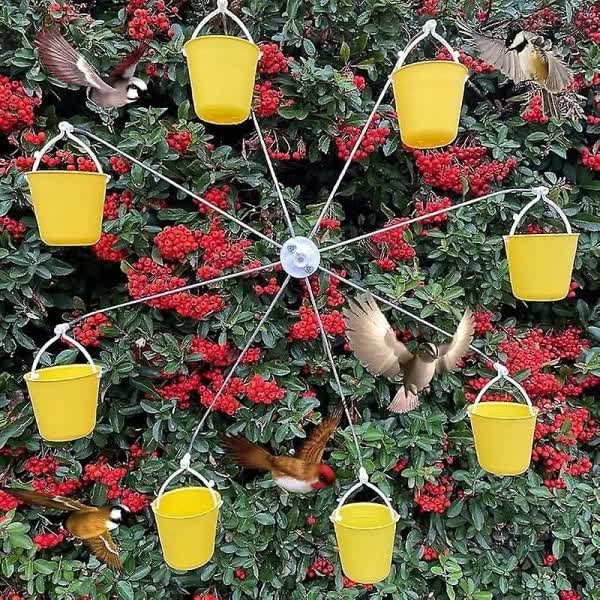 Bird Carousel Spinning Carousel Toy With Bird Feeder—max