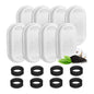 16 Pieces Cat Water Fountain Filters and Foam Sponge for 3.2L Stainless Steel Cat Fountains