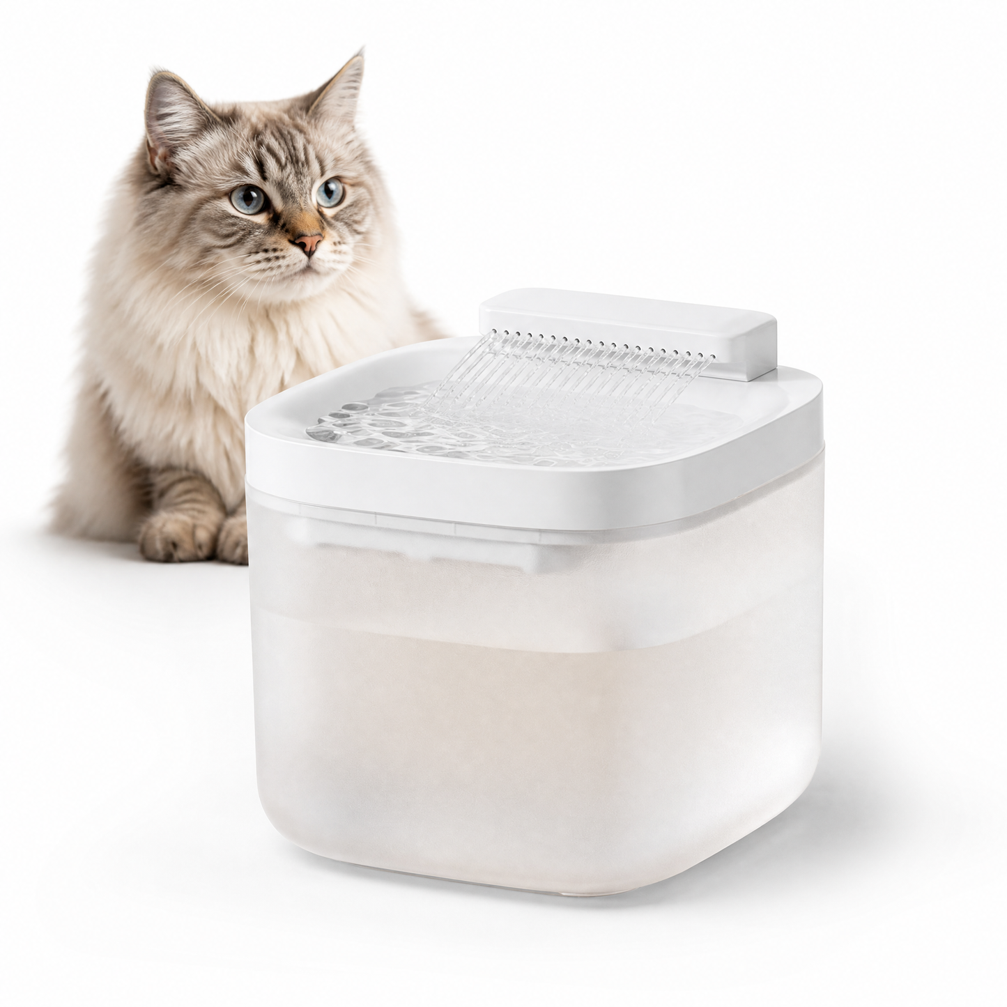 Cat Water Fountain Replacement Filters,for YSJ 1101 Water Fountain, 6 Pack Pet Fountain Filters with Activated Carbon and Sponge, Compatible with XC528 3L/101oz Automatic Cat Water Fountains