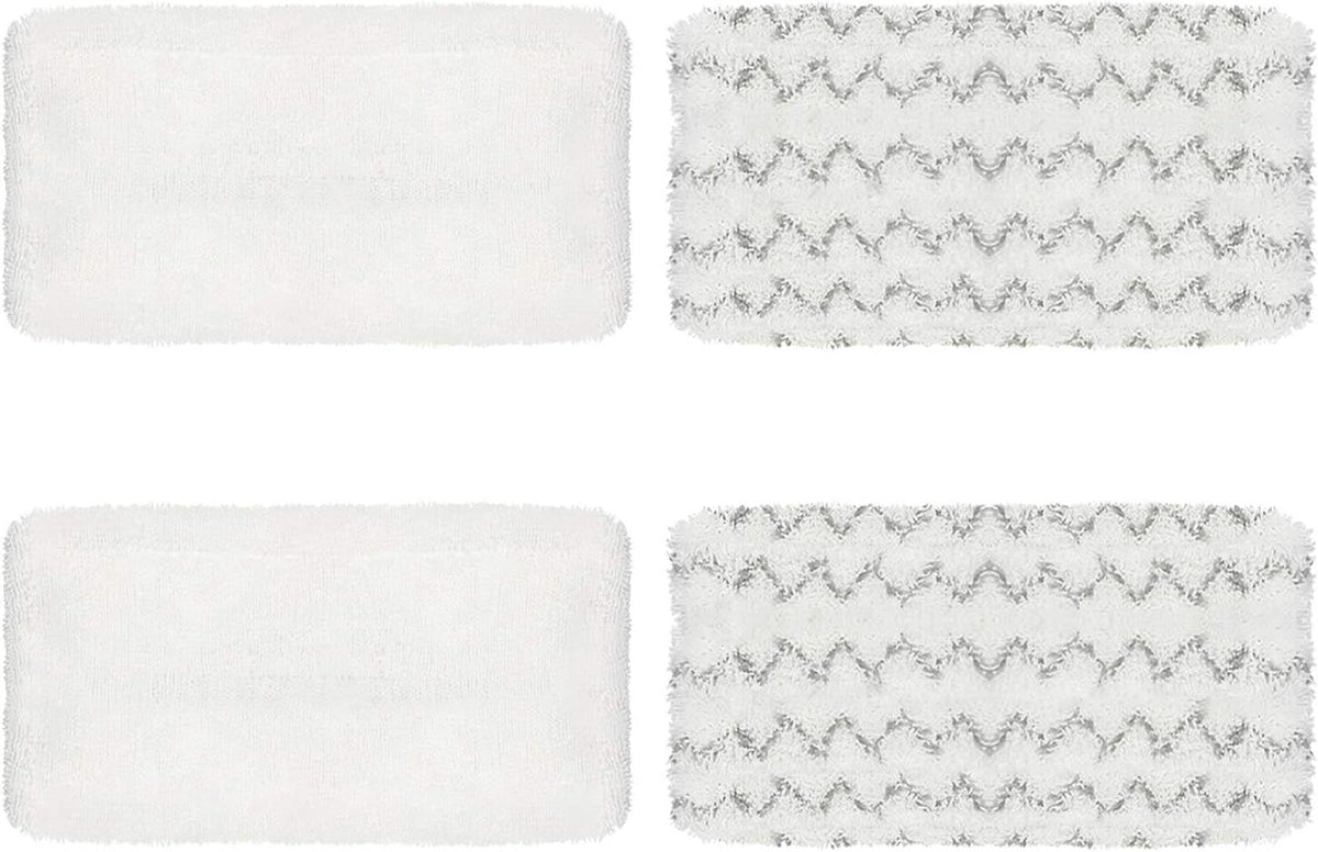 4 Pack Steam Mop Pads or Bissell Symphony 1252 1606670 1543 1652 1132 1530 11326 Vacuum and Steam Mop, Bissell 2747A Replacement Pads, Bissel Symphony Pet Mop Pads, Microiber Washable & Reusable