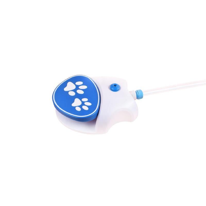 Outdoor automatic pet water fountain with pedal summer water dispenser/pedal motor orange