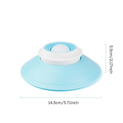 Pet Slow Feeder Bowl with Food Dispenser, Non-Slip, Universal Puzzle Feeder for Cats and Dogs - Yellow