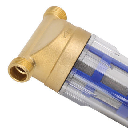 Cyclonic Sedimentation Water Filter G1/2in Backwashing Pure Copper Whole House Water Filter for Washer