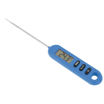 Meat Food Thermometer Instant Read Thermometer Digital Cooking Kitchen Barbecue Thermometer With Long Probe Blue