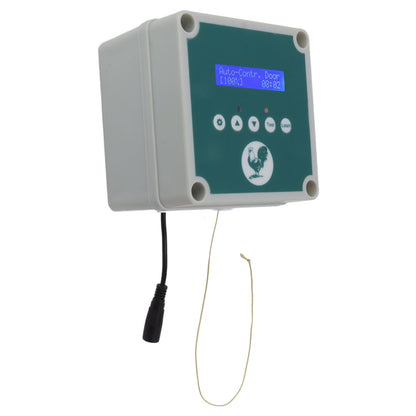 Automatic Chicken Coop Door Controller IP44 Cage Opener Remote Control Poultry House Door Actuator Motor Kit with Timer Light Sensor 100 to 240V AU Plug