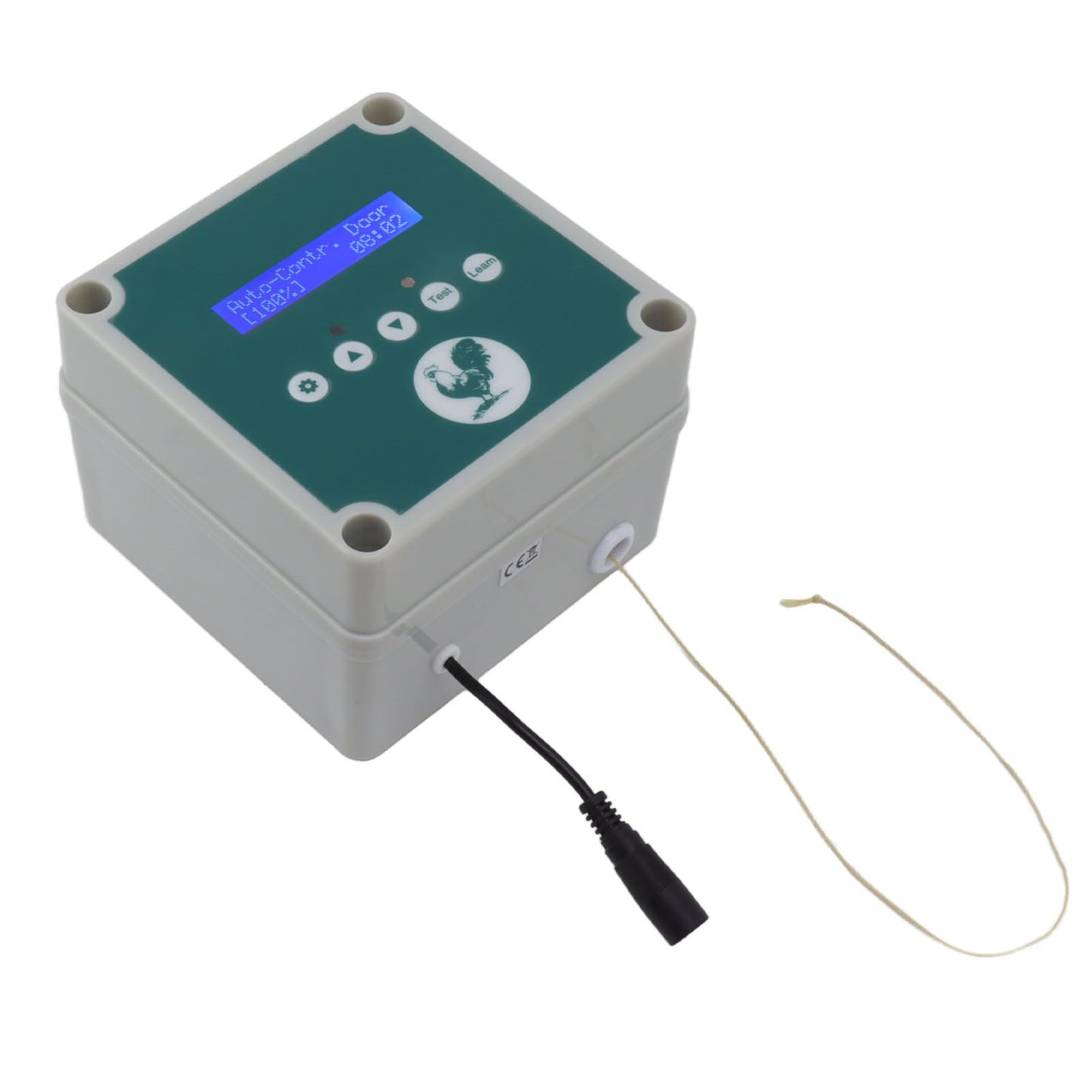 Automatic Chicken Coop Door Controller IP44 Cage Opener Remote Control Poultry House Door Actuator Motor Kit with Timer Light Sensor 100 to 240V AU Plug