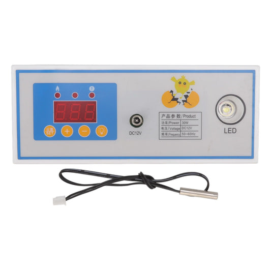 Incubator Temperature Controller Digital Full Automatic Incubator Thermostat for Egg 30W 12V