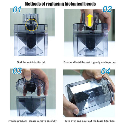Fish Poop Collector Fish Tank Waste Collector Automatic Filter Aquarium Cleaning Tool