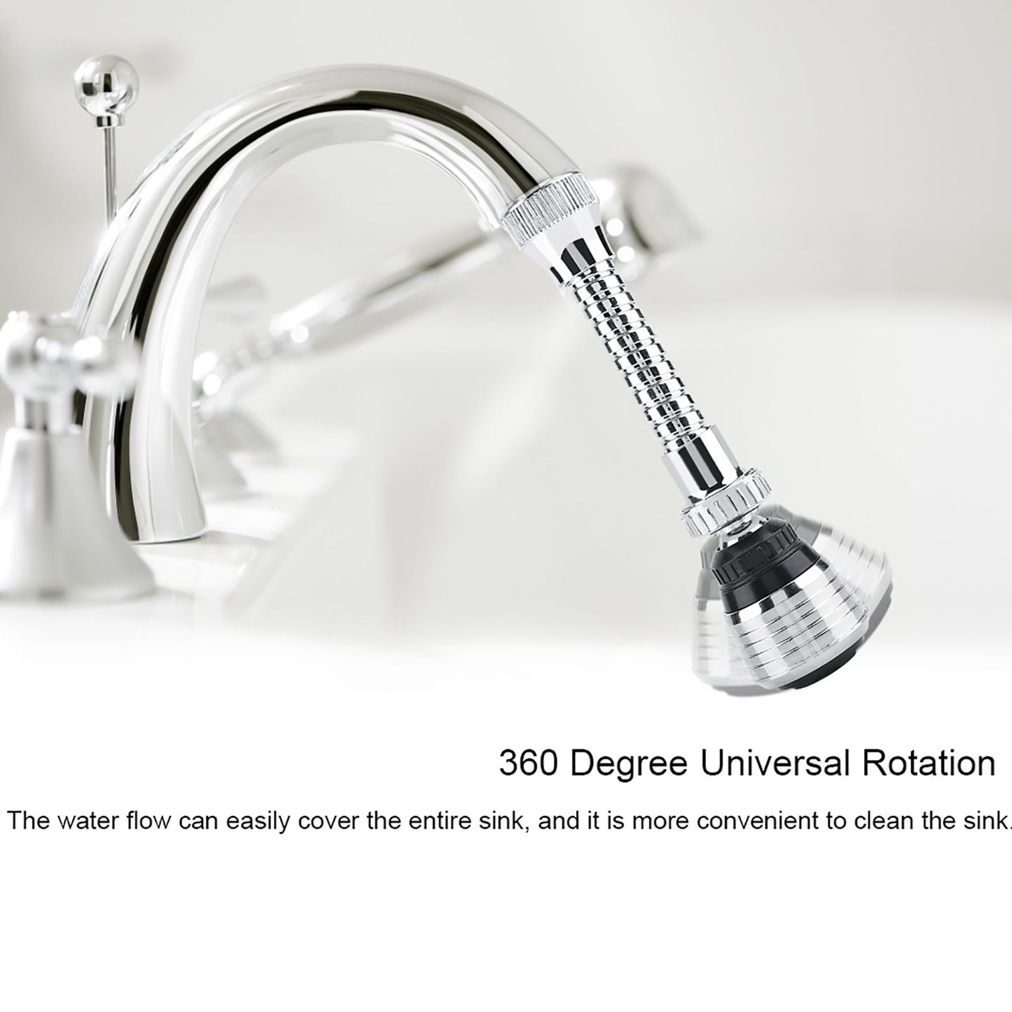 Flexible Faucet Bubbler Turbo Flex Sink Sprayer Jet Water Saving Device Water Economizer