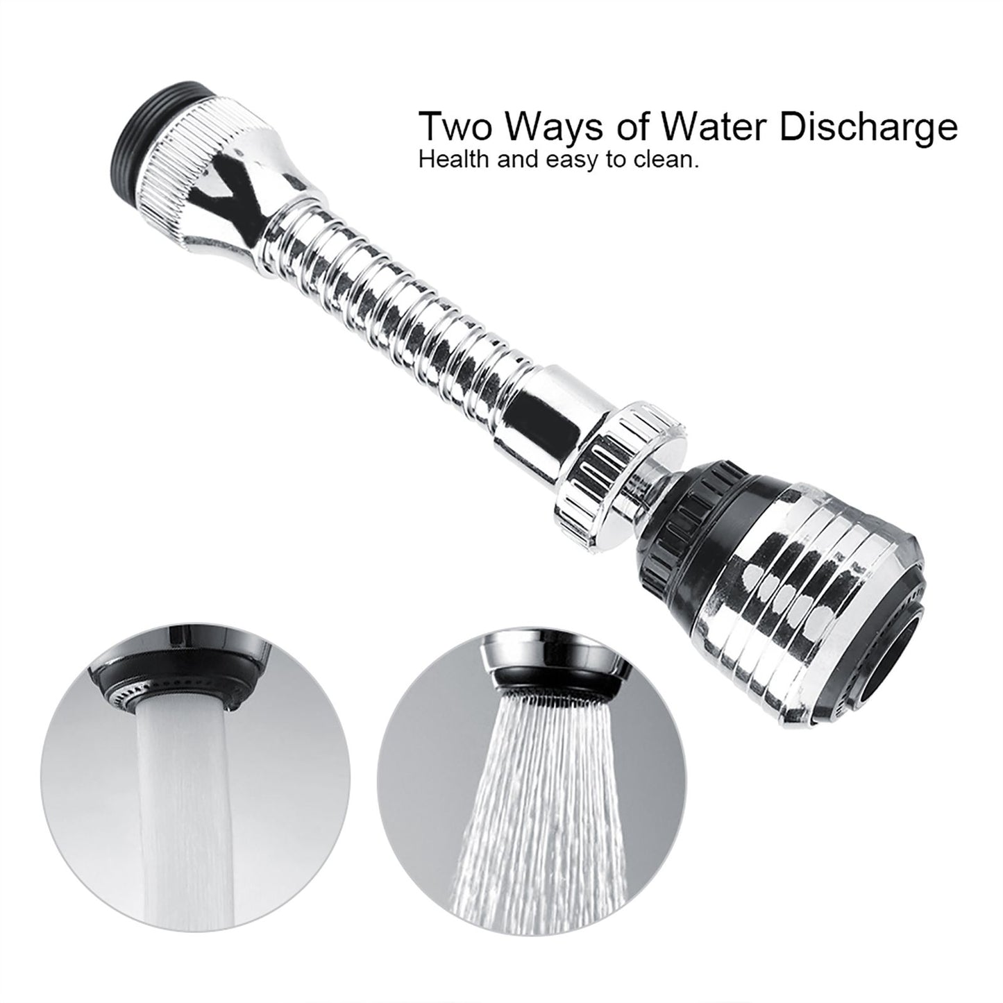 Flexible Faucet Bubbler Turbo Flex Sink Sprayer Jet Water Saving Device Water Economizer
