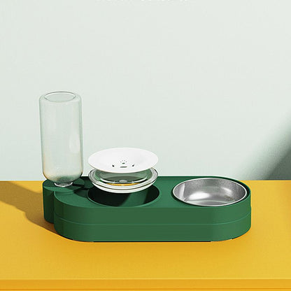 Cat Water Fountain Claw Cheep Automatic Feeder Peacock Green