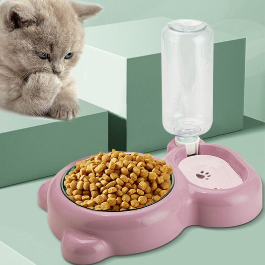 Yunce Pet Factory Automatic Feeder Cat Dog Bowl Blue