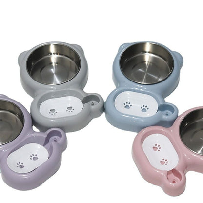 Yunce Pet Factory Automatic Feeder Cat Dog Bowl Grey