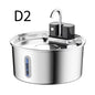Wireless Pet Water Fountain for Cats and Small Dogs, 304 Stainless Steel, 3.2L Capacity, Rechargeable Battery, Three Flow Modes, Low Noise, Easy to Clean (D2)