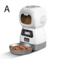 Smart Pet Automatic Feeder with 3.5L Capacity, Timed Portion Control, WiFi Remote Control, Voice Call Feature, Dual Power Supply for Cats and Small Dogs, Ideal for Indoor Use While You Are Away (A（No WiFi ）)
