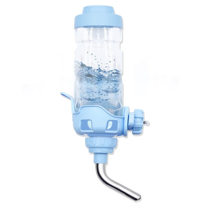Dog Water Dispenser for Cage Leakproof Crate Auto Feeding Water Bottle for Dogs & Rabbits Nozzle Top Fill