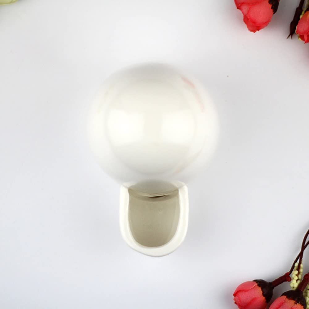 Drinking Water Feeder Ceramics Slient Bottle Waterer Automatic Small Pets for Hamster Hedgehog Small Guinea Pig, White