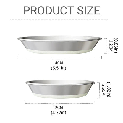 AntiSlip Cat Bowl Pet Food Basin Cat and Dog Feeding Bowl Universal Pet Dish - M