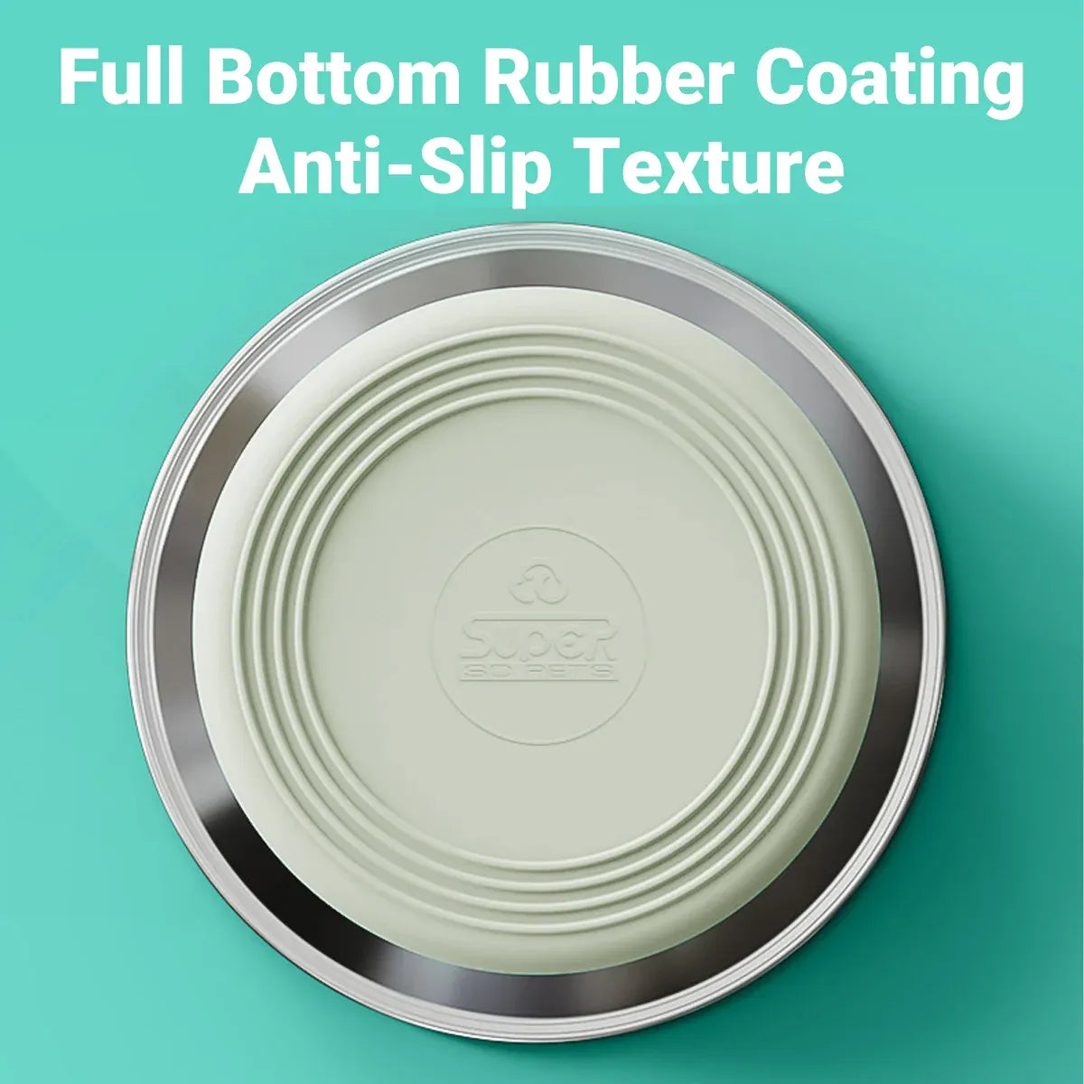 AntiSlip Cat Bowl Pet Food Basin Cat and Dog Feeding Bowl Universal Pet Dish - M
