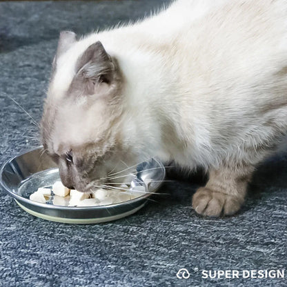AntiSlip Cat Bowl Pet Food Basin Cat and Dog Feeding Bowl Universal Pet Dish - S