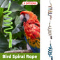 Bird Climbing Rope Toy Cotton Spiral Ladder Parrot Cage Hanging Swing Pet Toy - Colourful