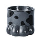 Ceramic Cat Food Bowl Cute Drinking Bowl for Pets Non Slip Food Water Dish Bowl - Grey