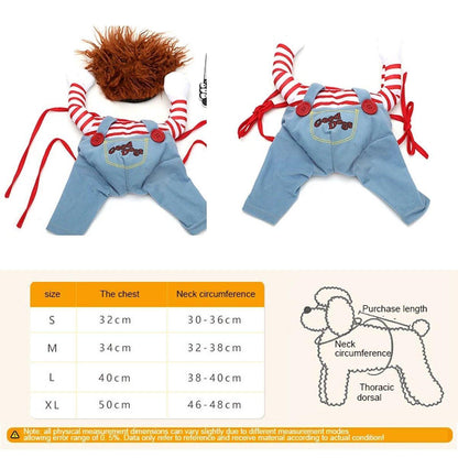 Halloween Dog Costume Pet Accessories Funny Dress Up for Small Medium Dogs - Hat Model-M