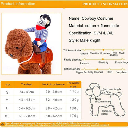 Halloween Dog Costume Pet Accessories Funny Dress Up for Small Medium Dogs - Deadly Doll-L