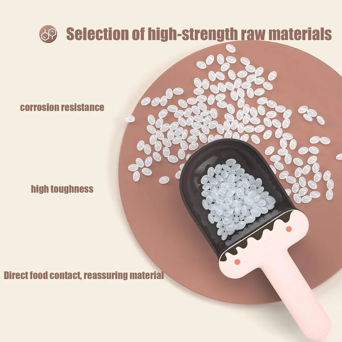 Pet Food Spoon Multifunctional Can Spoon Dog Shovel Ice Cream Cat Spoon Safe - Pink