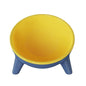 Raised Cat Bowl Pet Feeder Pet Bowl Elevated Dog Bowls 15° Tilted Pet Water Bowl - Rock Yellow