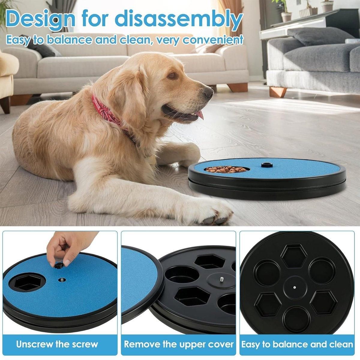 Rotating Pet Slow Feeder Toy Nail Sharpening Scraper for Cats and Dogs Supplies - Sandpaper*3