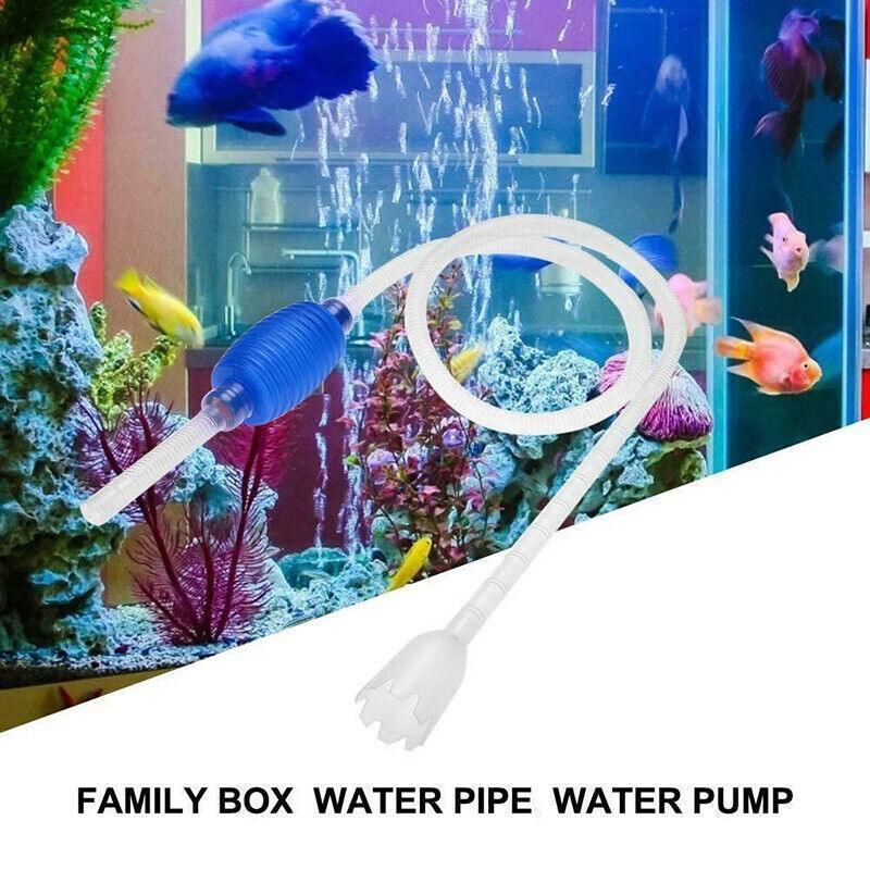 Large Aquarium Fish Tank Gravel Cleaner Syphon Vacuum Water Changer Siphon Hose