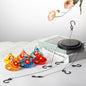 Outdoor Hand-Blown Glass Bird Feeder - 6-Color Durable Weather-Proof Bird Waterer, Includes Funnel & Hanging Plate
