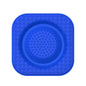 S Blue 2-Pack Premium Silicone Pet Lick Mat - Slow Feeder for Dogs and Cats with Powerful Suction Base - Anxiety Relief and Boredom Buster for Grooming and Bathing