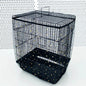 XL Black Star【Height 37, Circumference 220】 Large Bird Cage Seed Catcher Net Cover - Adjustable Mesh Guard Splash-Proof Dust Cover for Indoor Outdoor Cages